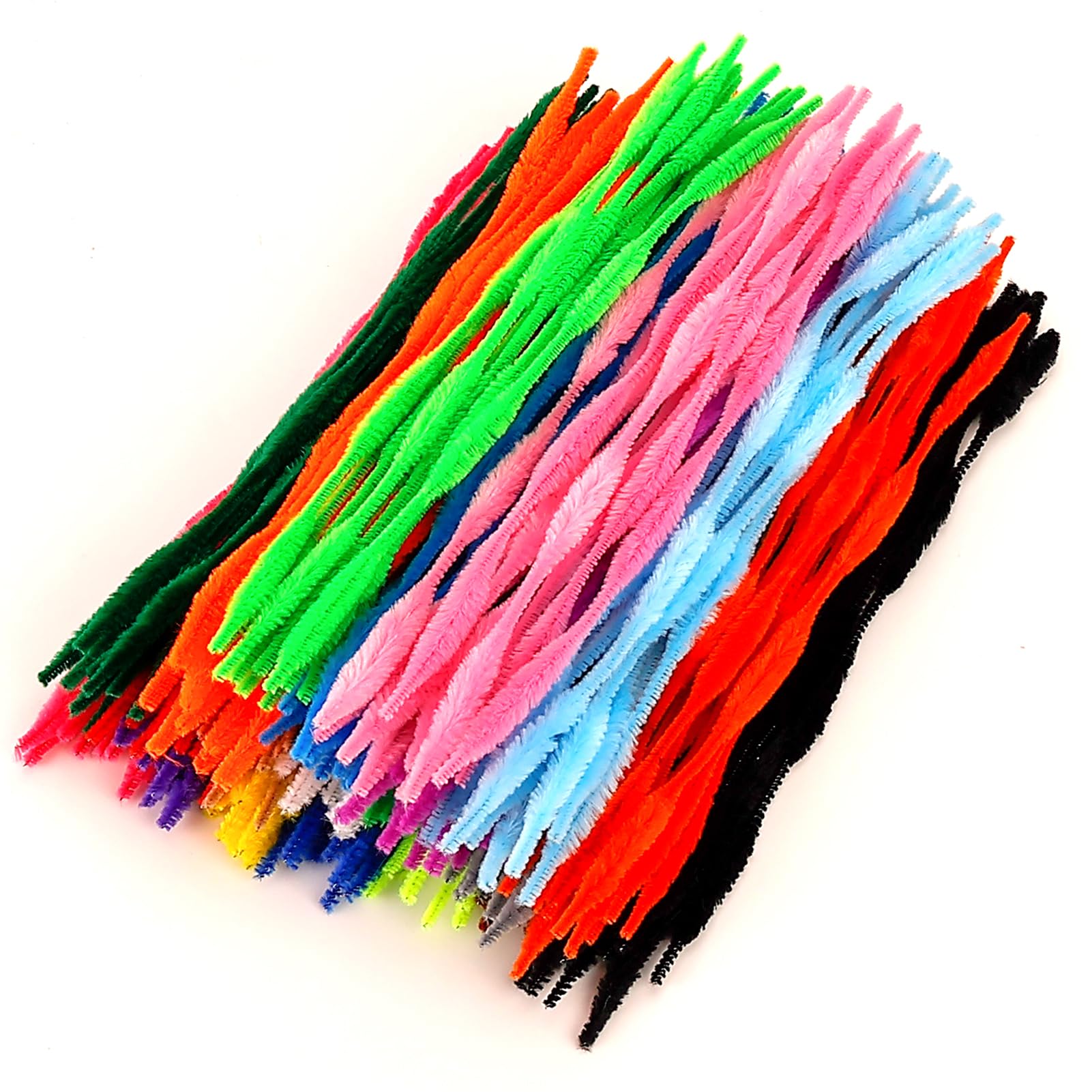 400Pcs Red Pipe Cleaners Thick Soft Chenille Stems for Craft